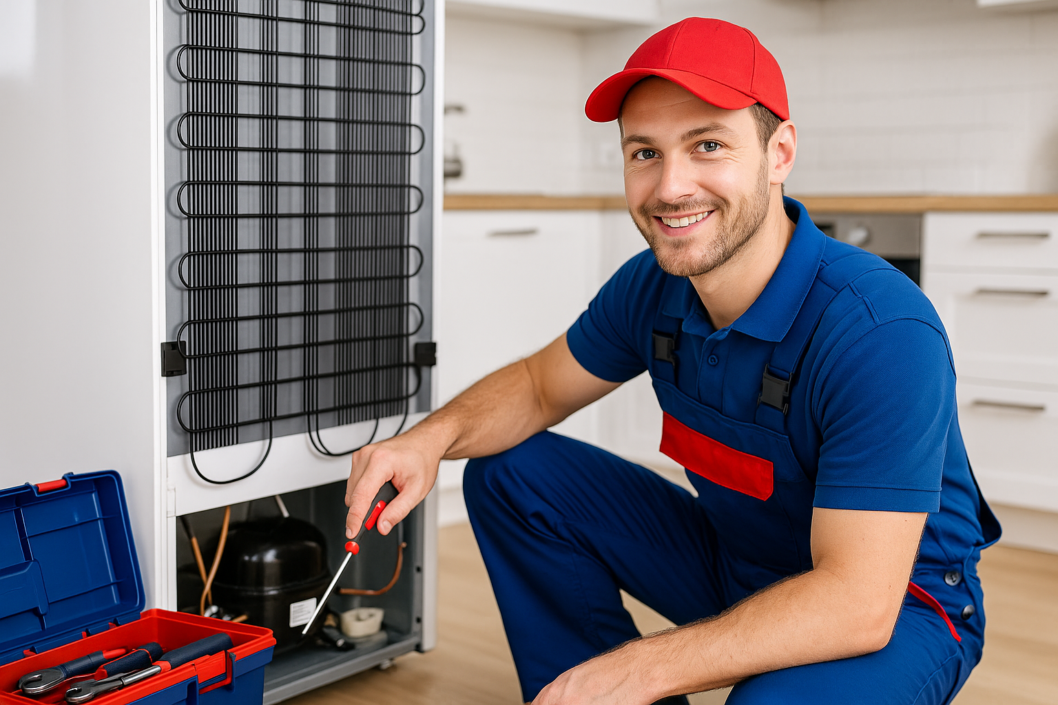 Professional appliance repair technician